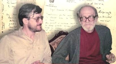 IP CUlianu si Mircea Eliade in 1986