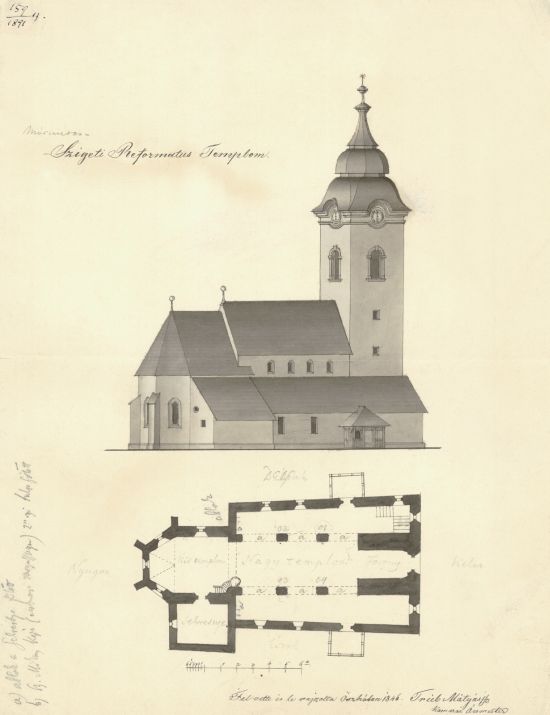 Desen 1845 Trieb Mátyás – meşter dulgher din Cămara Sighet