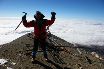 Attila Lutinca pe Pico de Orizaba - 5636m